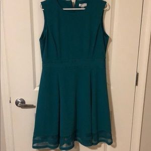 Teal Calvin Klein dress